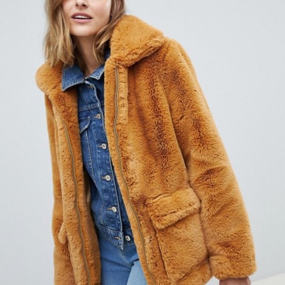barneys shearling coat